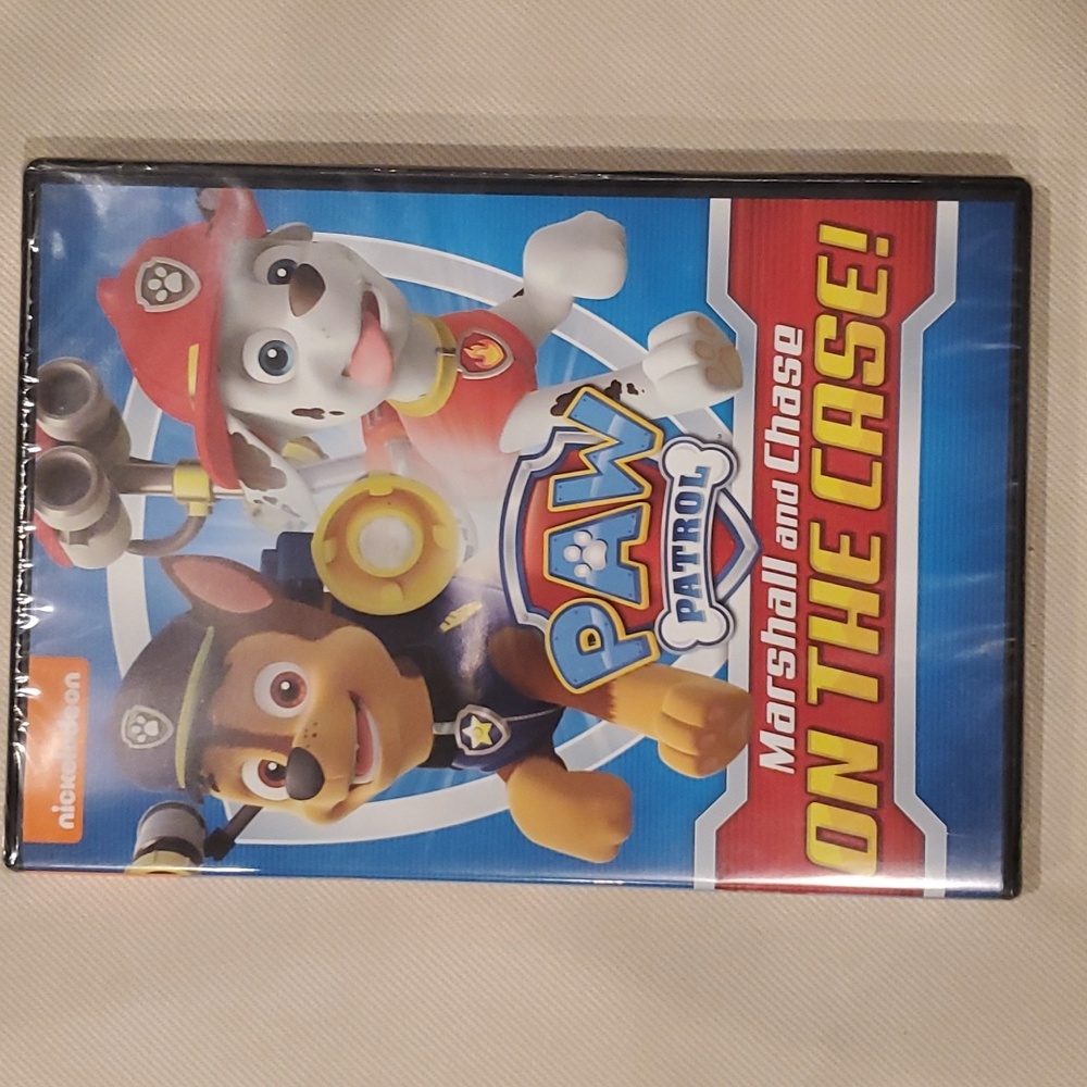 Paw Patrol Marshall and Chase On The Case DVD NWT
